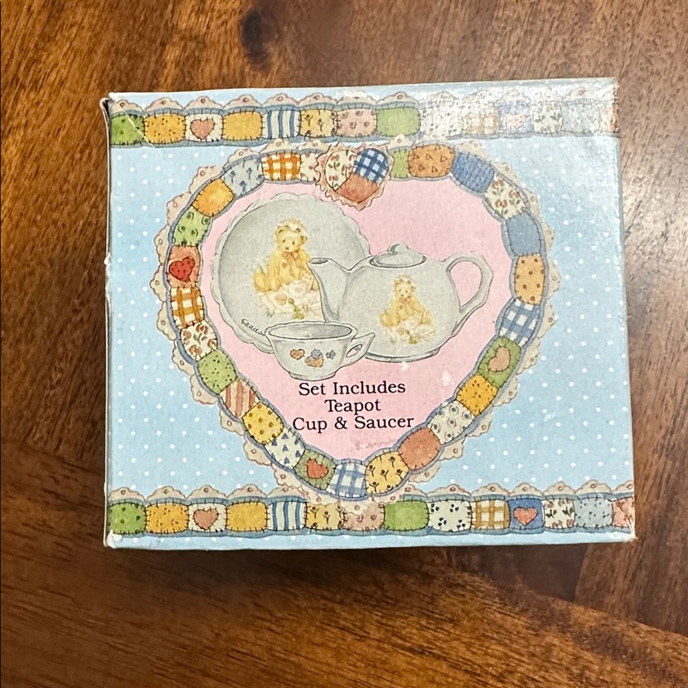 Vintage Cherished Teddies Tea Set with Plate - Picture 11 of 14